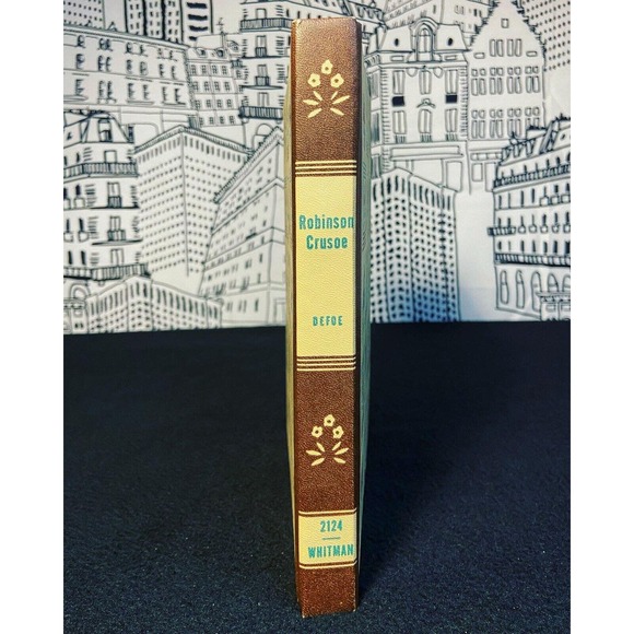 Robinson Crusoe by Daniel Defoe - Vintage Undated, Whitman Publishing Co. W/ DJ - Picture 13 of 16